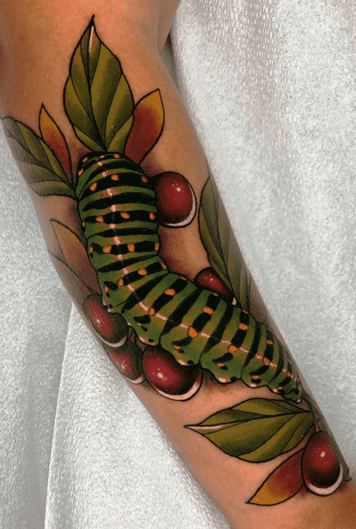 Caterpillar Tattoo Photo