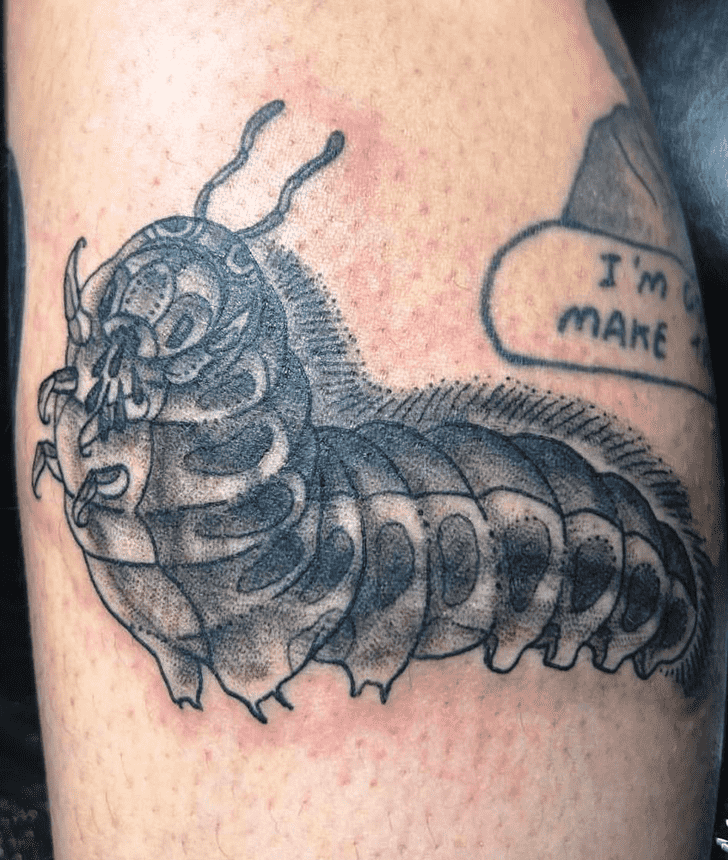 Caterpillar Tattoo Shot