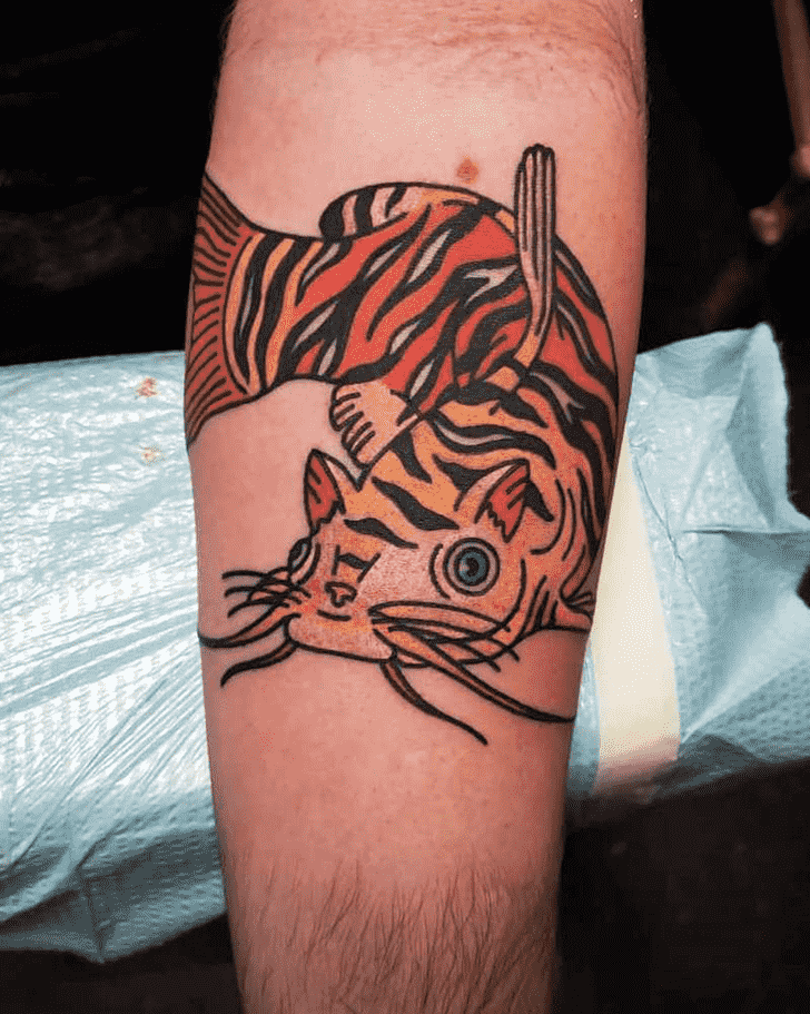 Catfish Tattoo Portrait