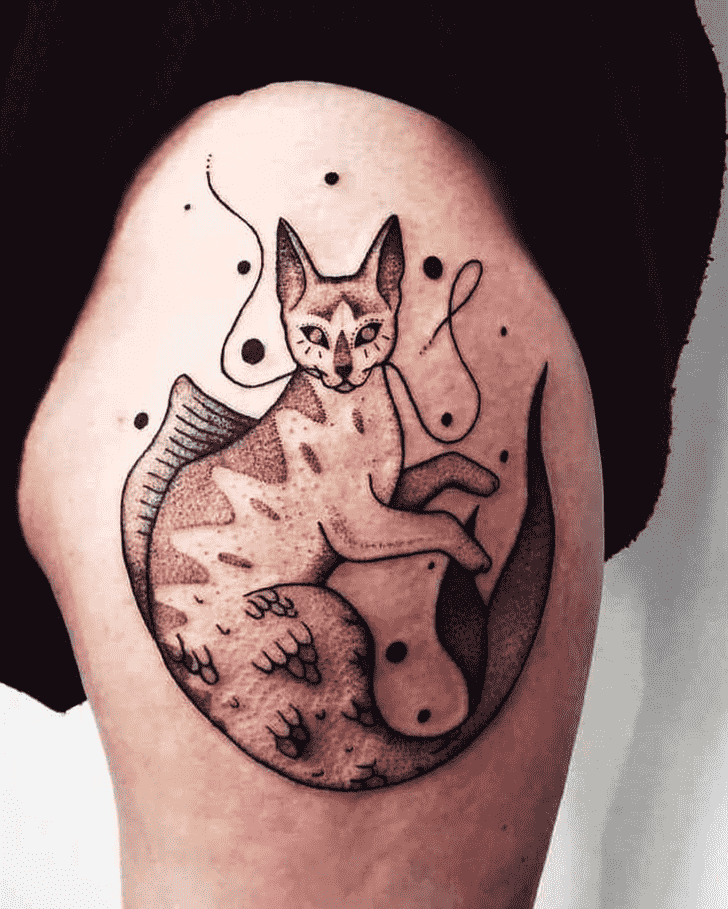 Catfish Tattoo Shot