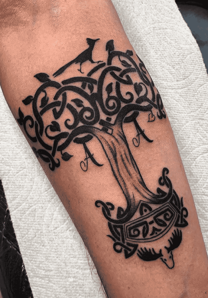 Celtic Tattoo Portrait