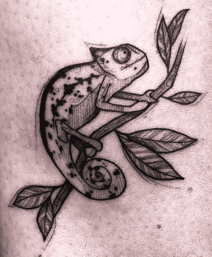Chameleon Tattoo Photos