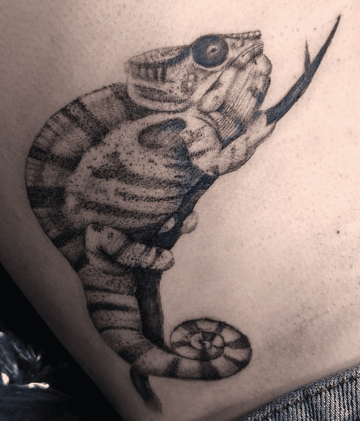 Chameleon Tattoo Photo