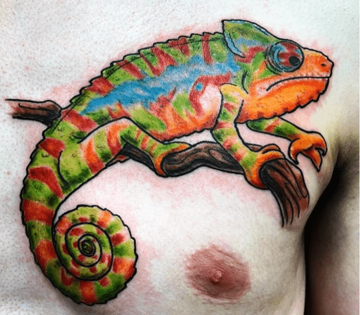 Chameleon Tattoo Photos