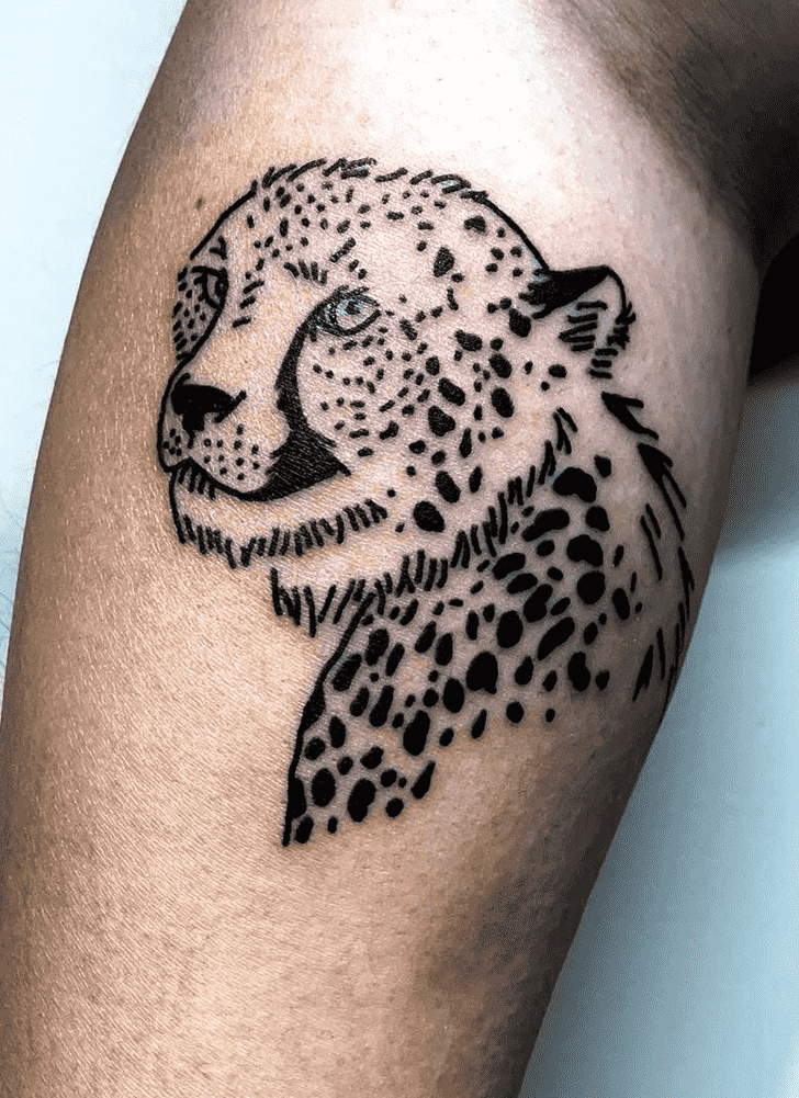 Cheetah Tattoo Shot