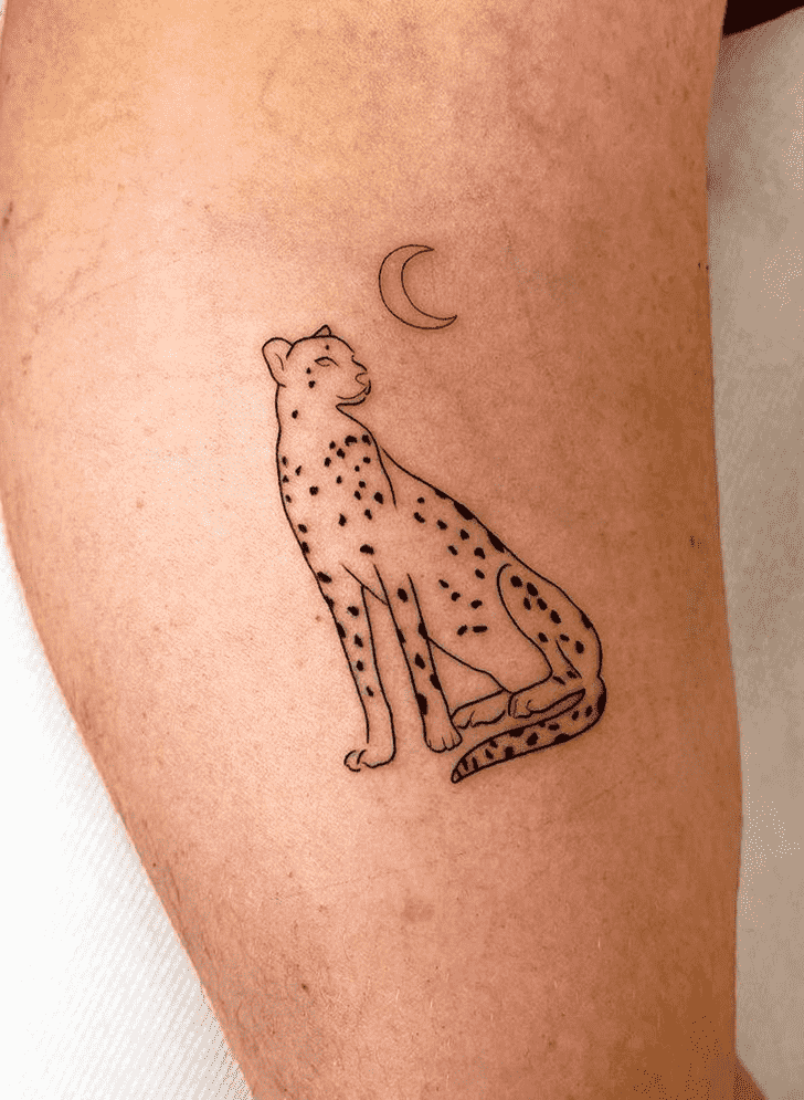 Cheetah Tattoo Portrait