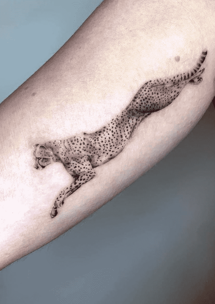Cheetah Tattoo Shot