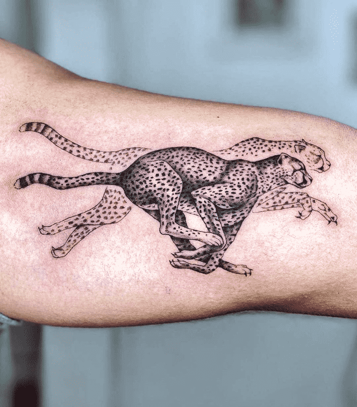 Cheetah Tattoo Photo