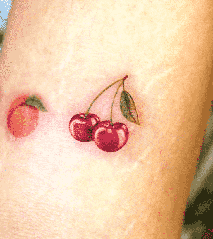 Cherry Tattoo Design Image