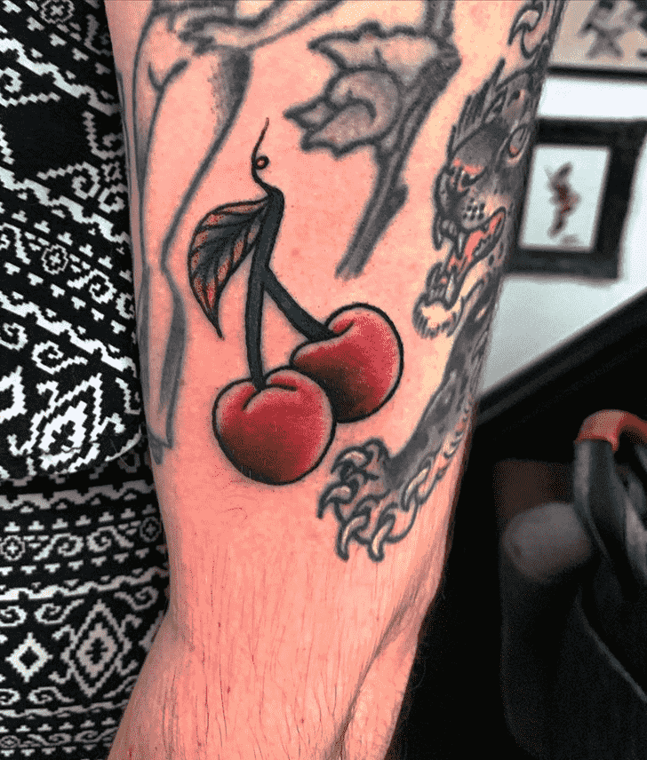 Cherry Tattoo Portrait