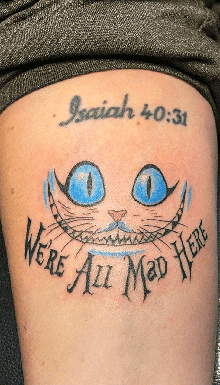 Cheshire Cat Tattoo Design Image
