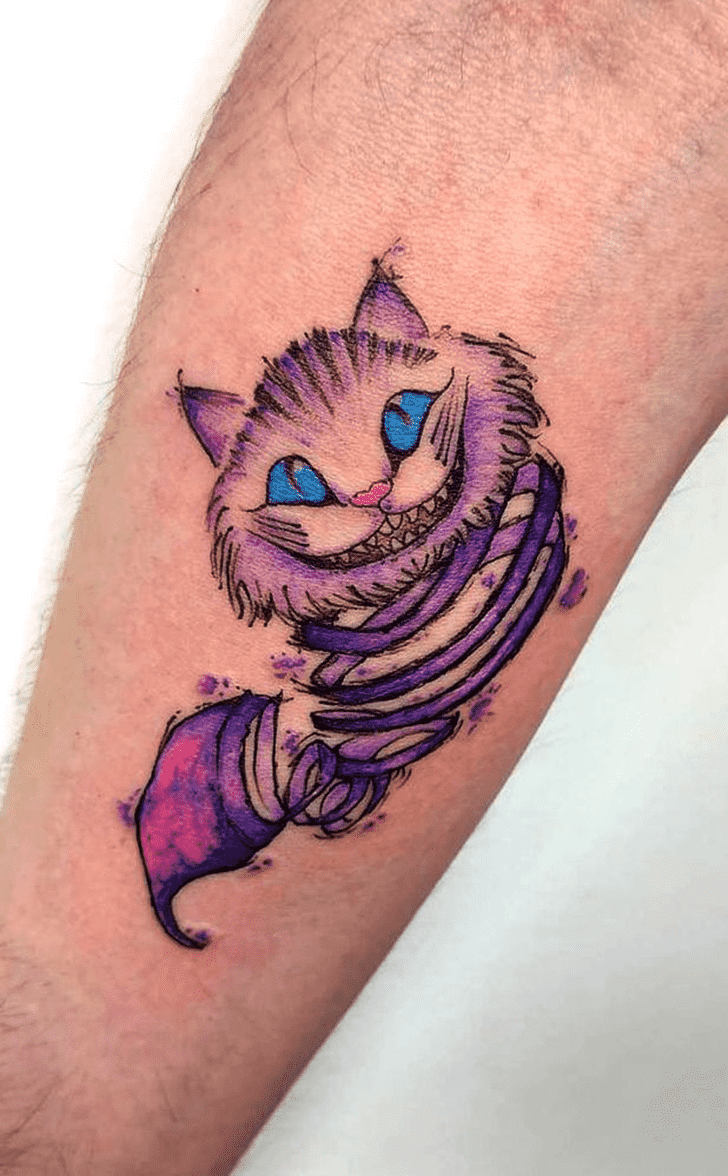 Cheshire Cat Tattoo Figure