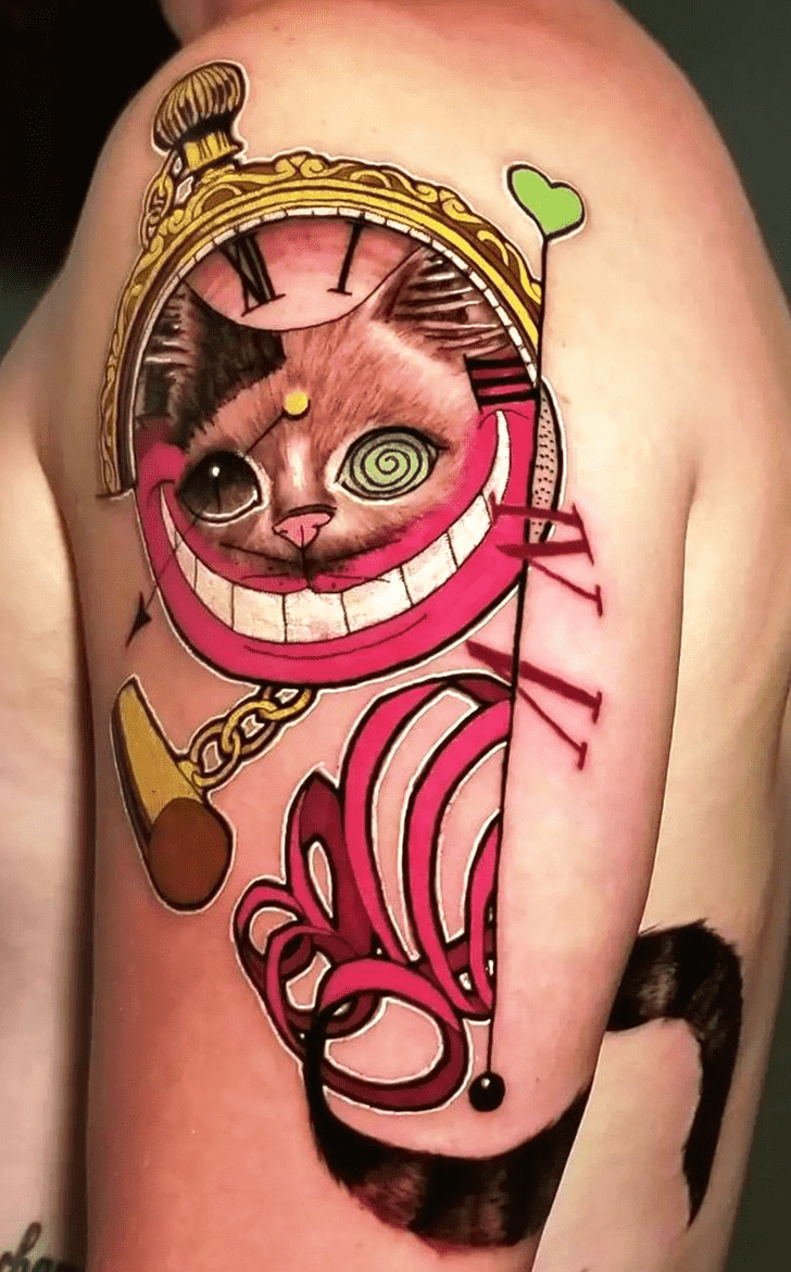 Cheshire Cat Tattoo Design Image