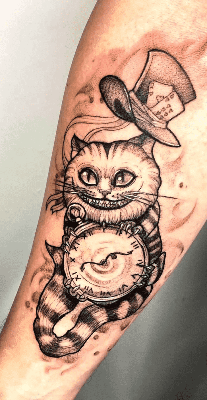 Cheshire Cat Tattoo Snapshot