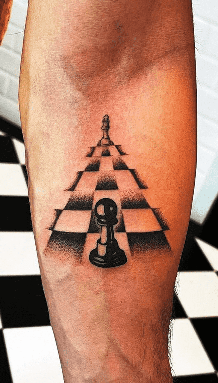 Chess Tattoo Shot