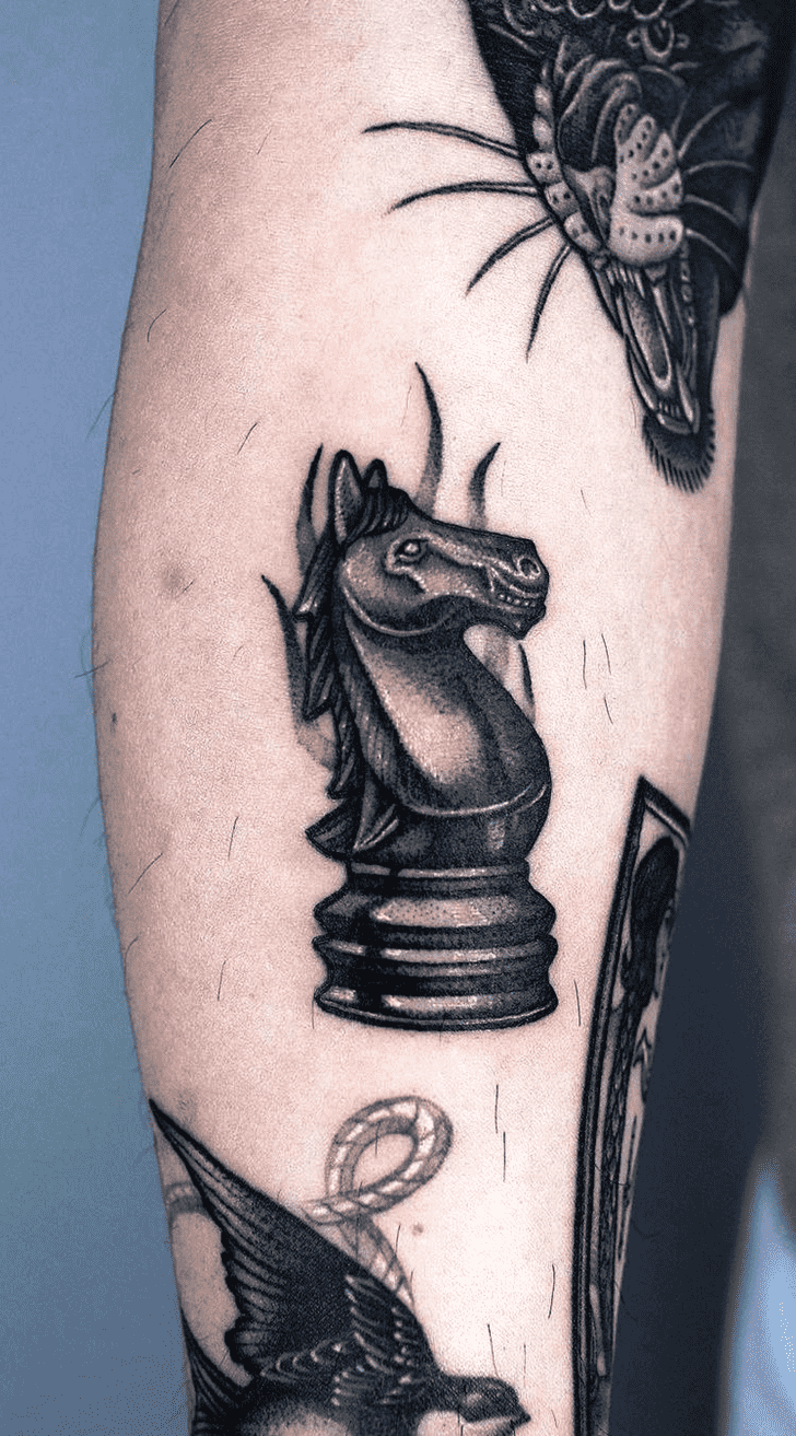 Chess Tattoo Figure