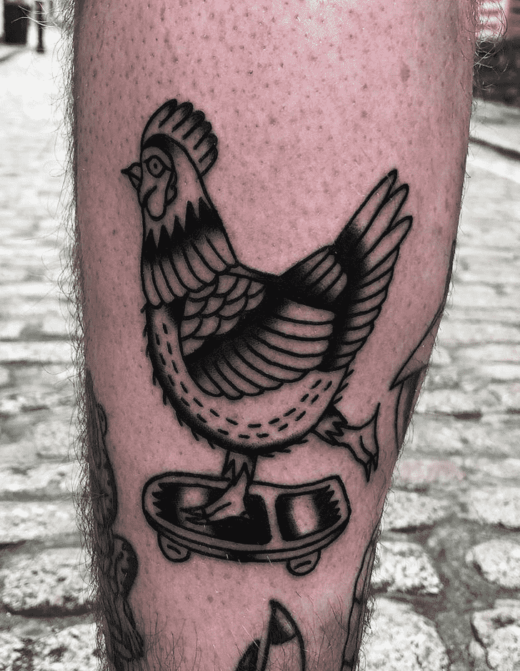 Chicken Tattoo Ink