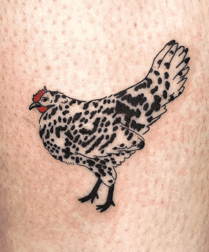 Chicken Tattoo Design Image