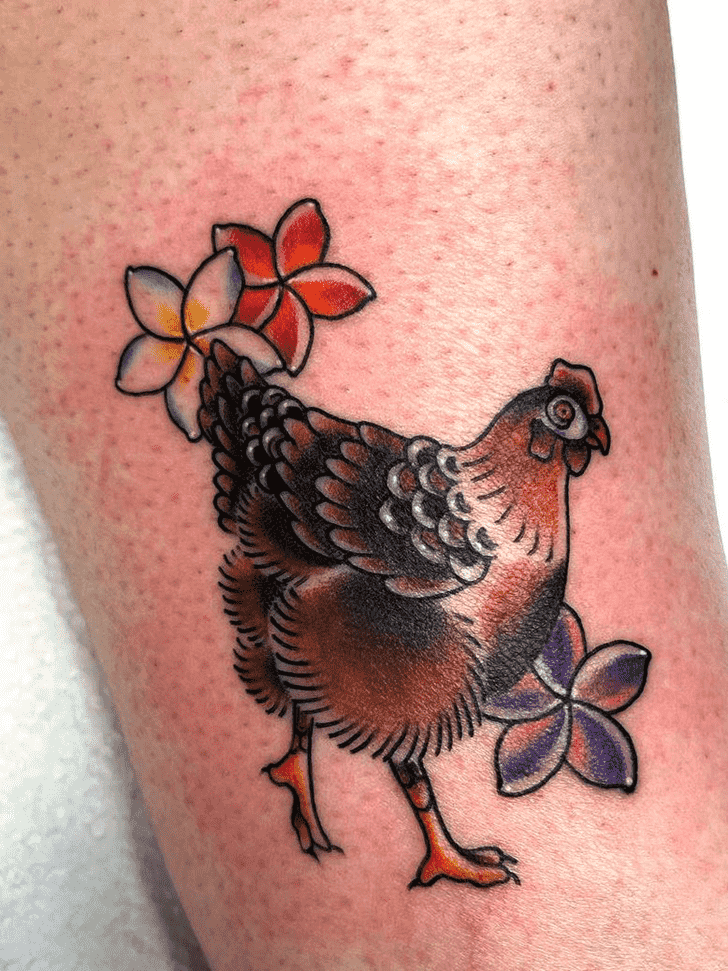 Chicken Tattoo Shot