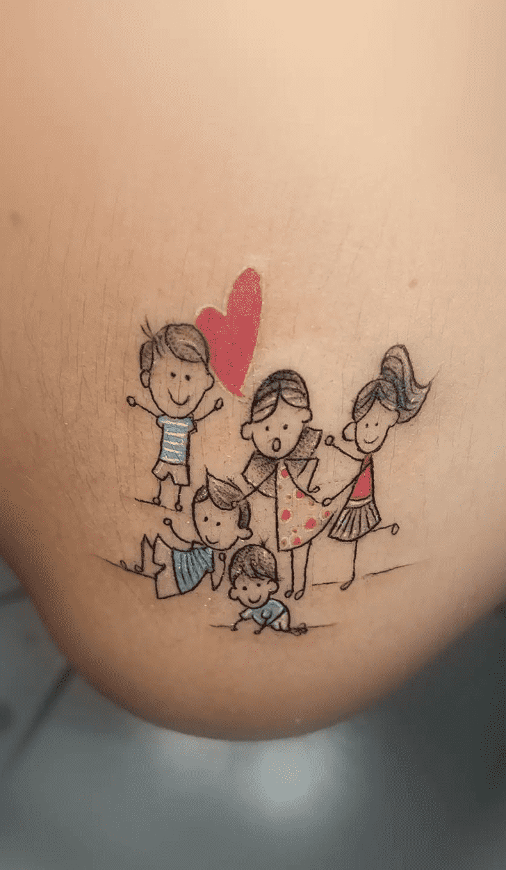 Children Tattoo Figure