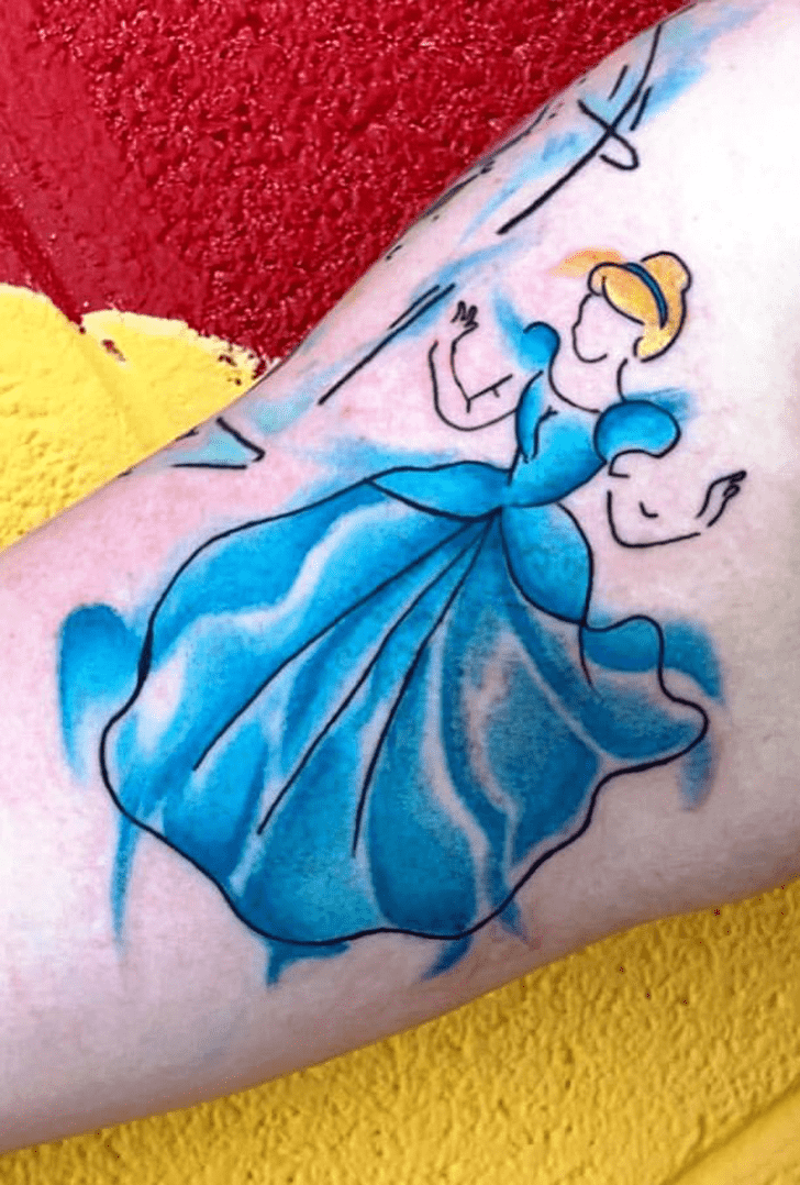 Cinderella Tattoo Figure