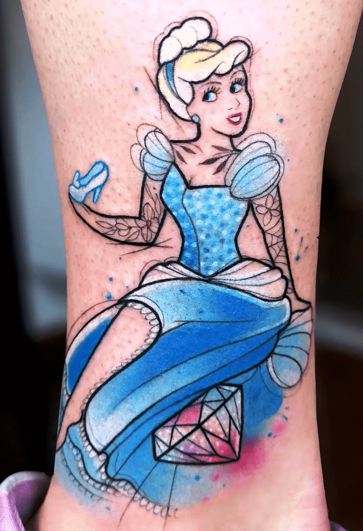 Cinderella Tattoo Figure