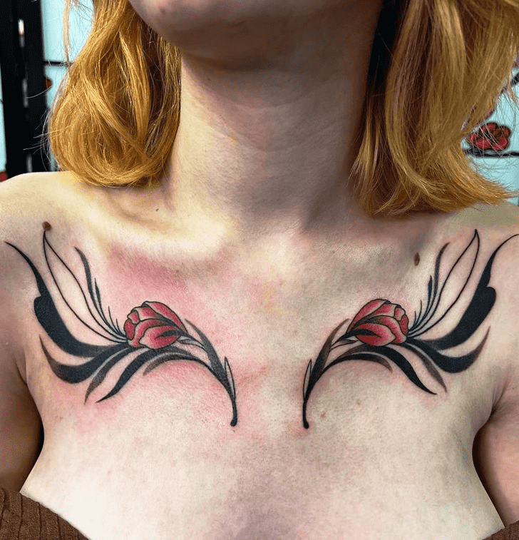 Clavicle Tattoo Ink