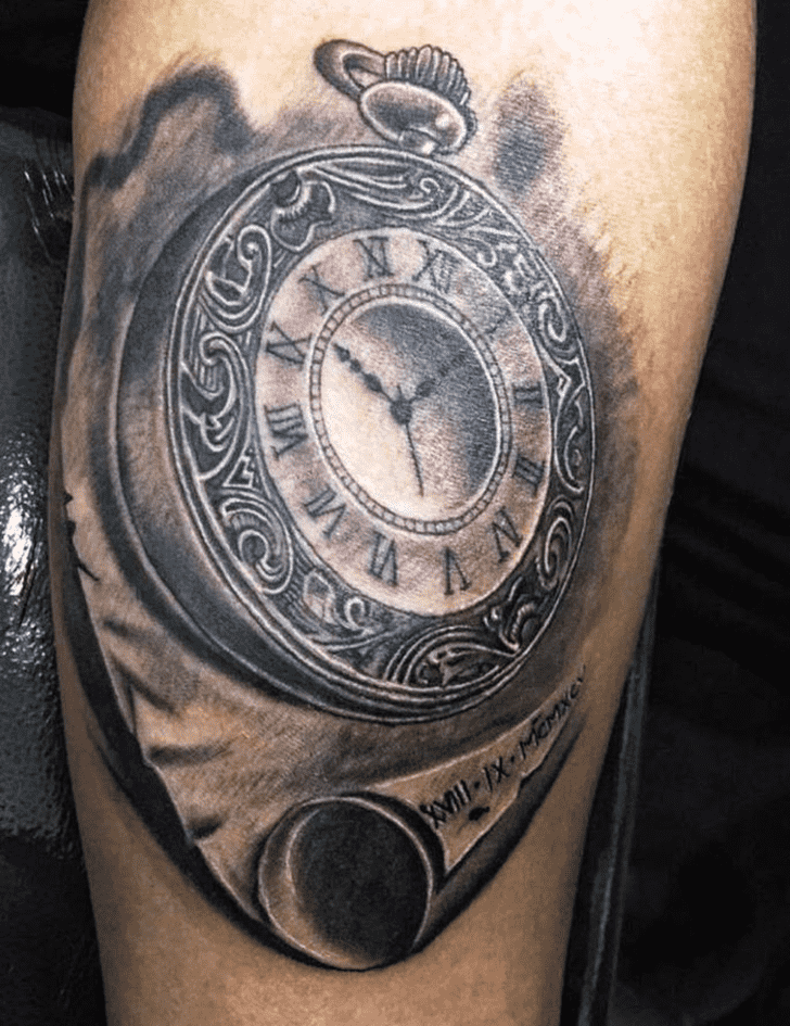 Clock Tattoo Ink