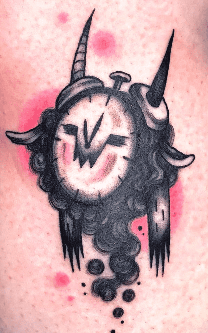 Clock Tattoo Design Image