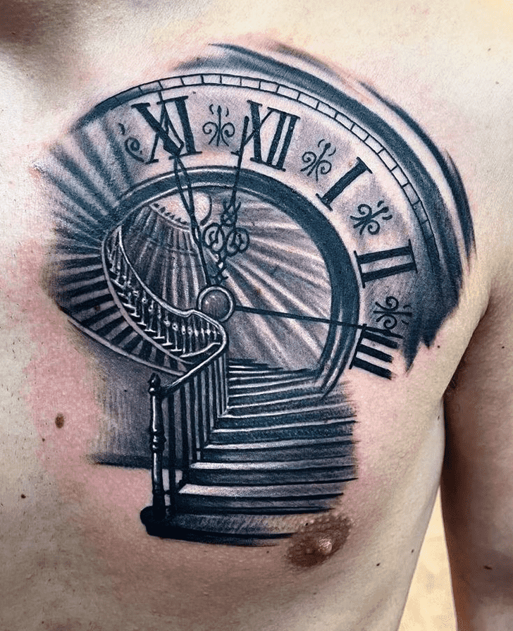 Clock Tattoo Shot