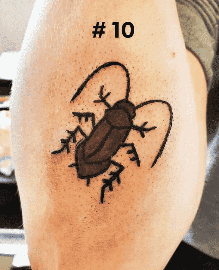 Cockroach Tattoo Shot