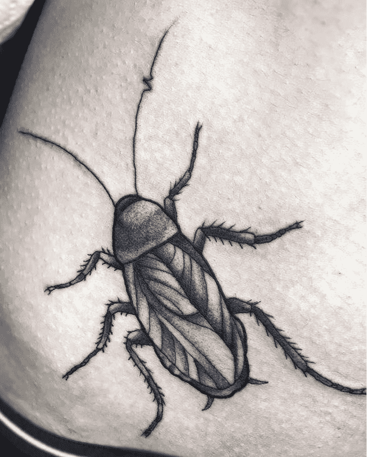 Cockroach Tattoo Portrait