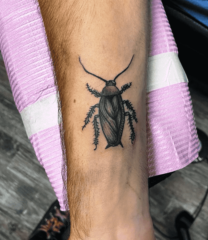 Cockroach Tattoo Portrait