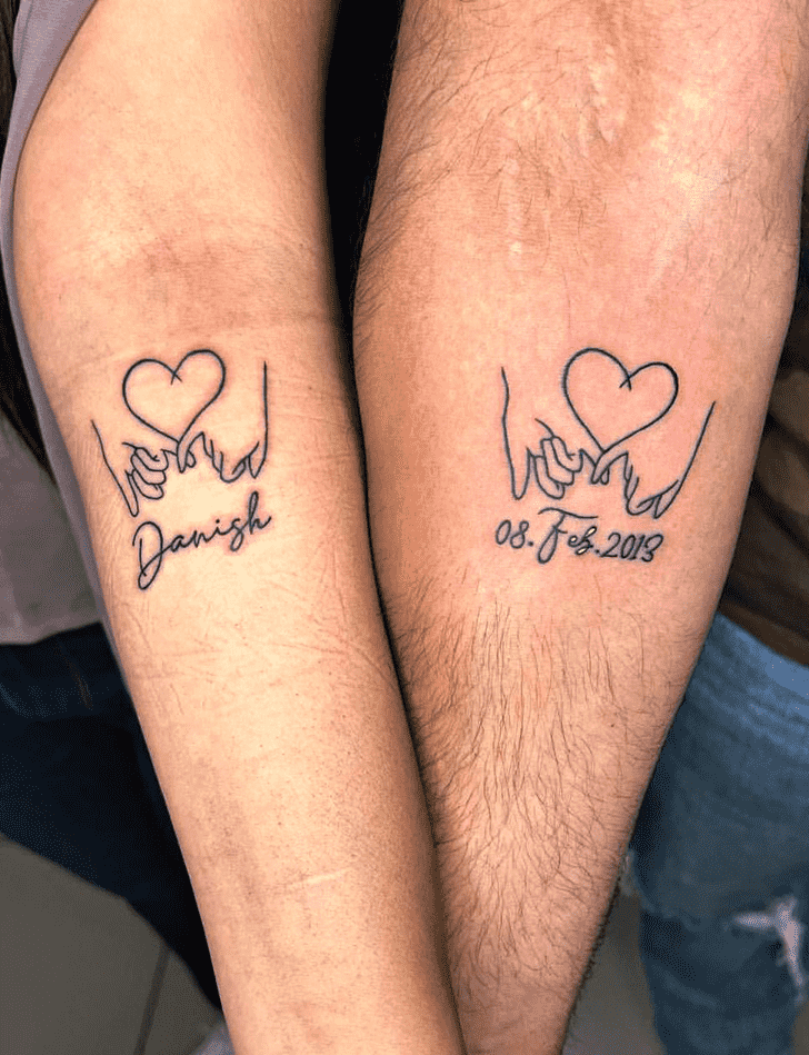 Couples Tattoo Design Image