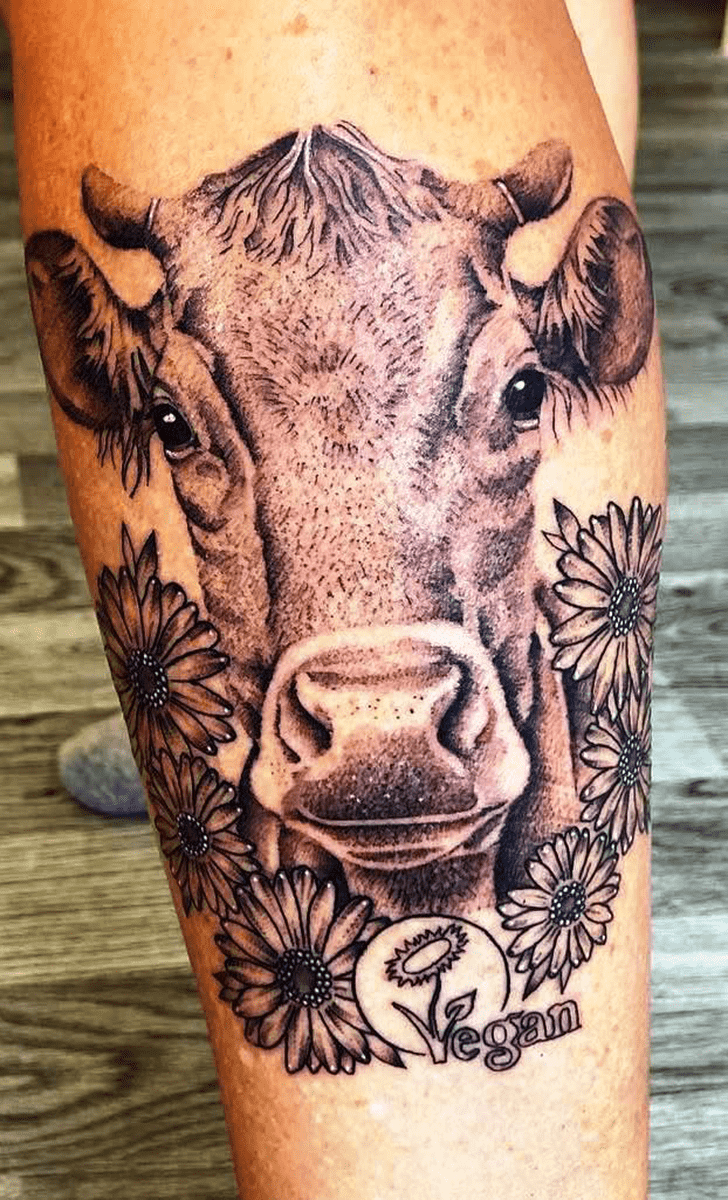 Cow Tattoo Photo