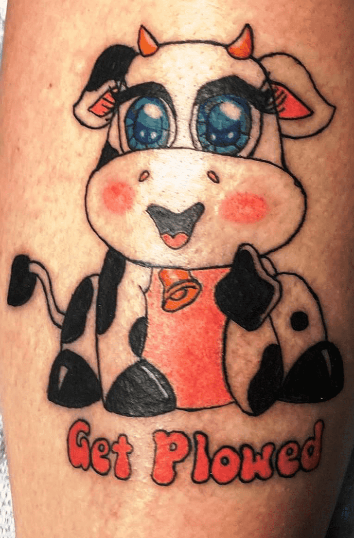 Cow Tattoo Portrait