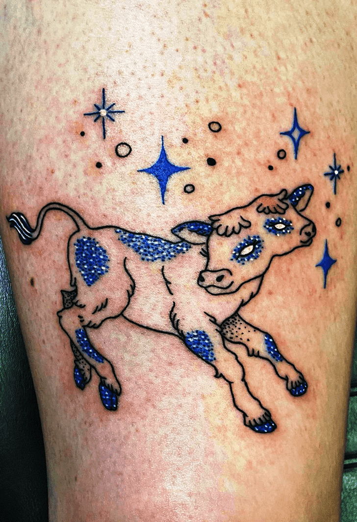 Cow Tattoo Design Image