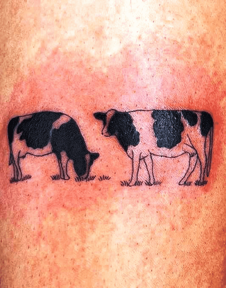 Cow Tattoo Photograph