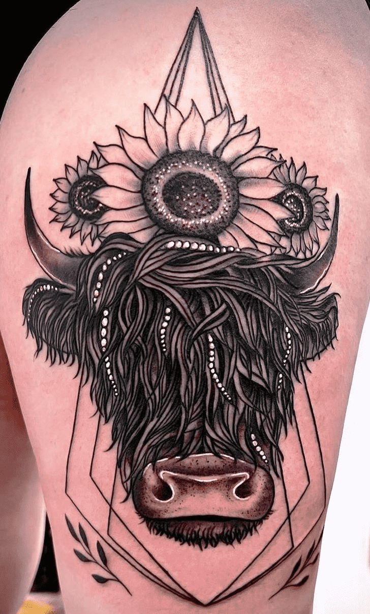 Cow Tattoo Ink