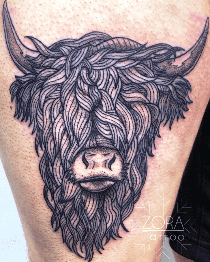 Cow Tattoo Photo