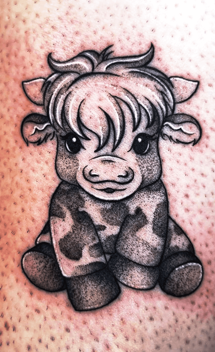Cow Tattoo Design Image