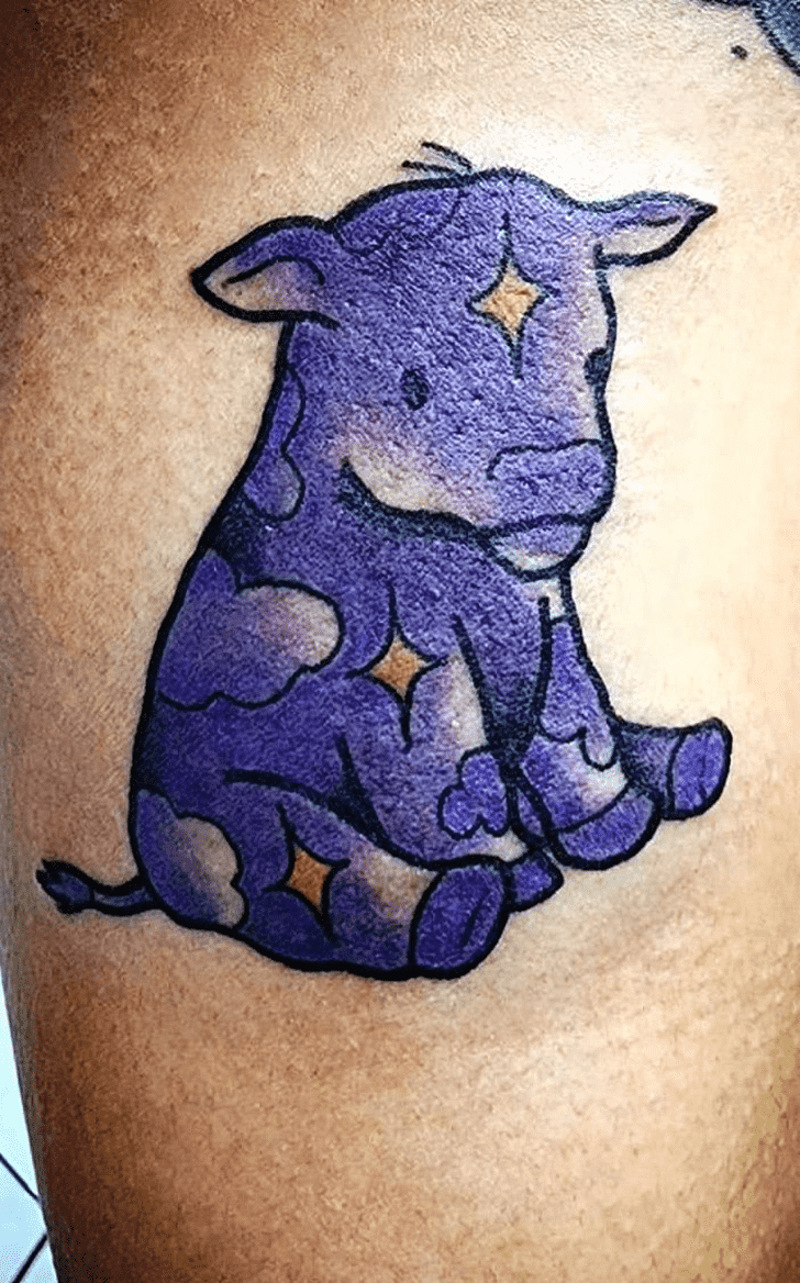 Cow Tattoo Figure