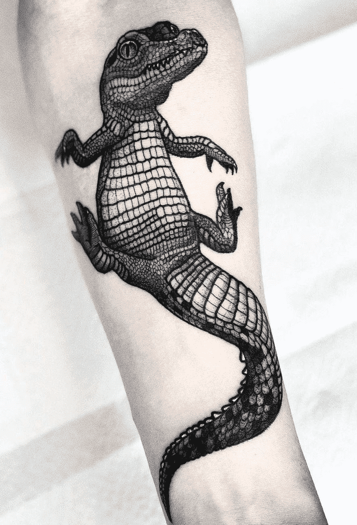 Crocodile Tattoo Photo
