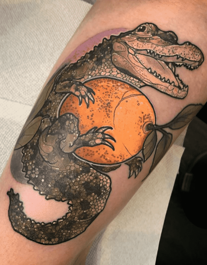 Crocodile Tattoo Photograph