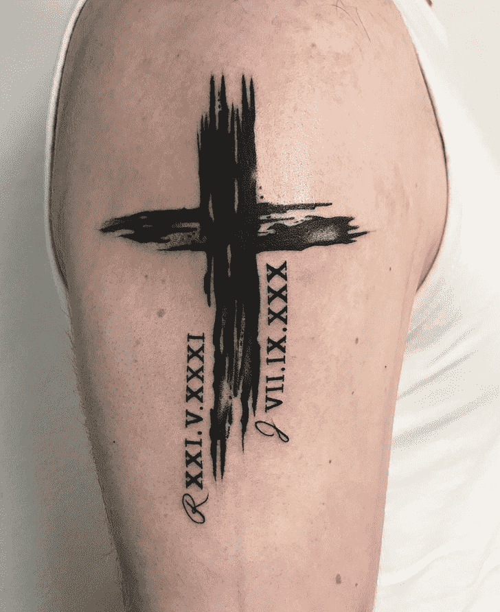 Cross Tattoo Figure