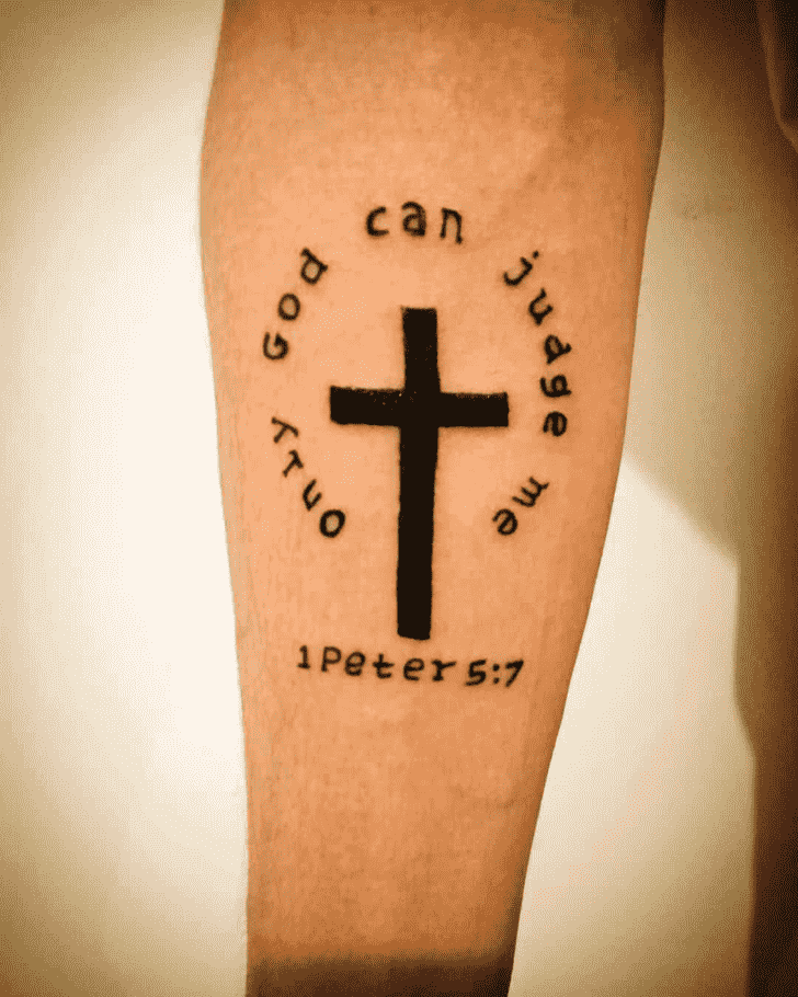 Cross Tattoo Design Image