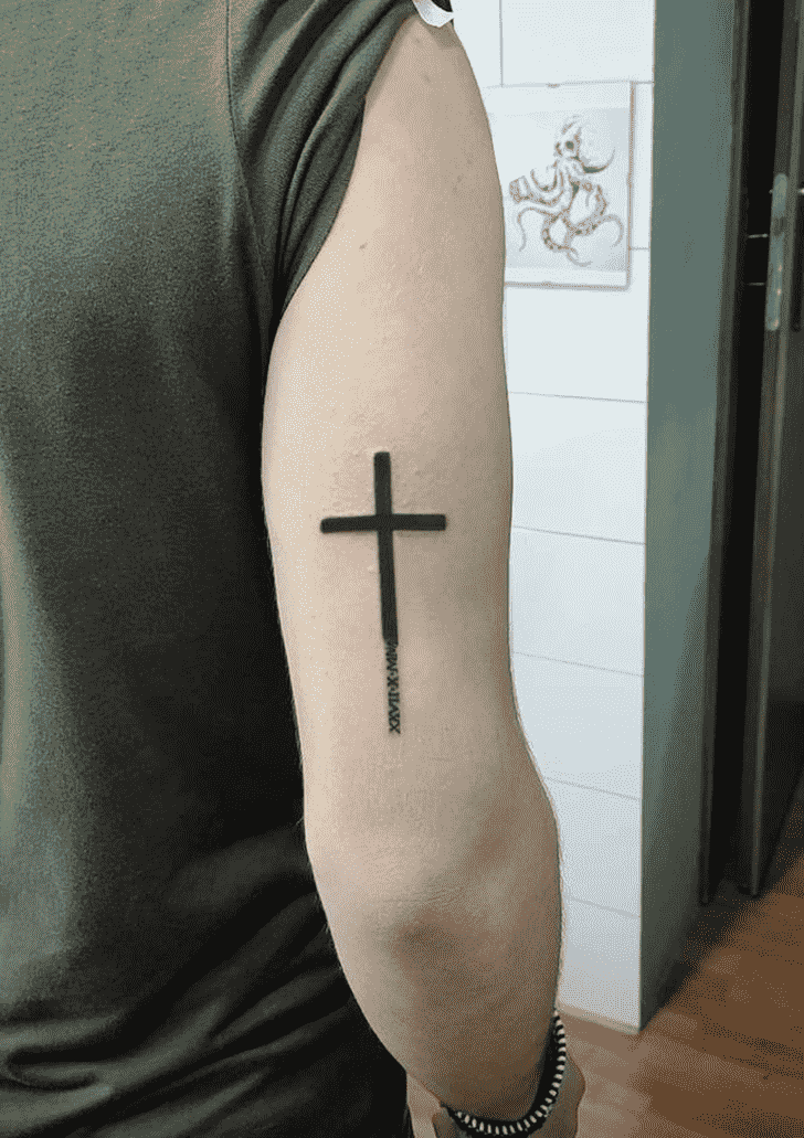 Cross Tattoo Figure