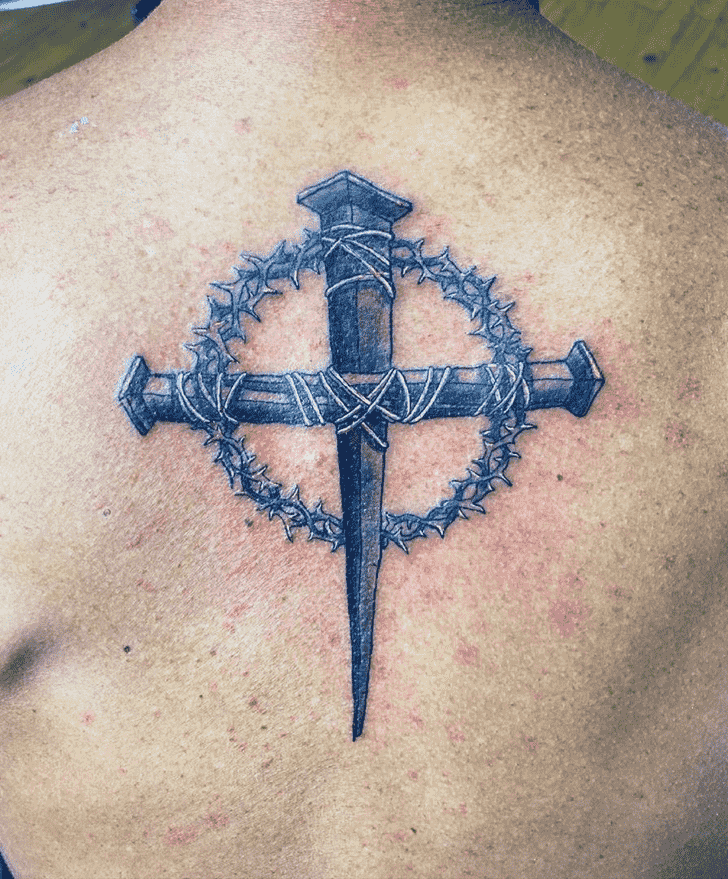 Cross Tattoo Portrait