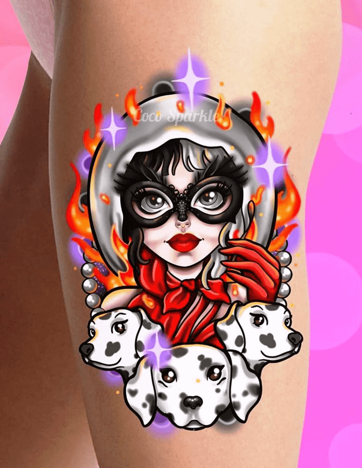 Cruella Tattoo Snapshot