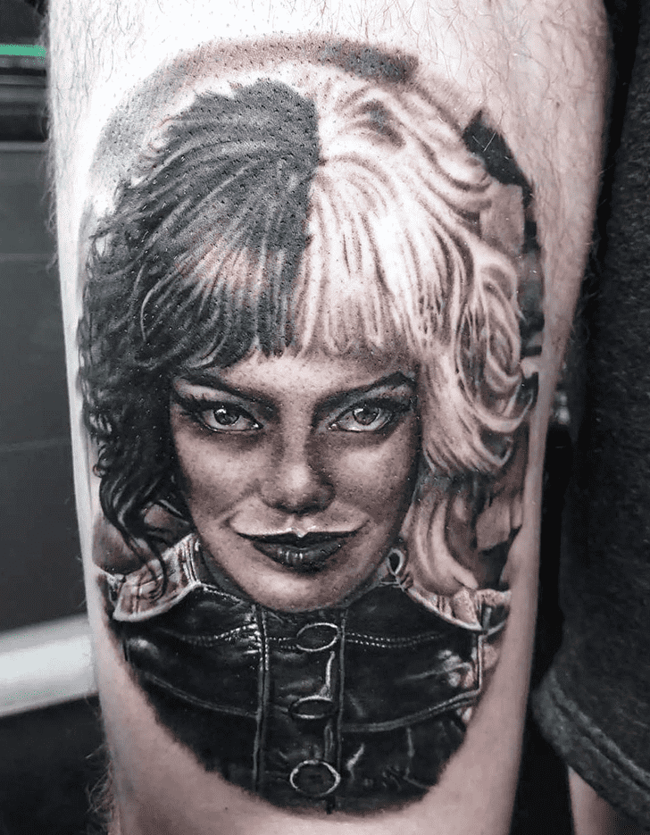 Cruella Tattoo Portrait